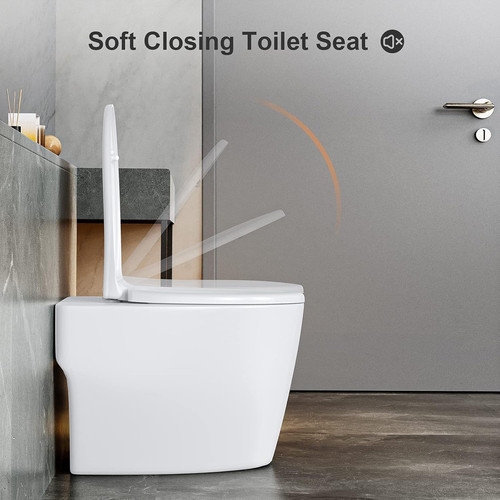 Pipishell soft close toilet - soft,