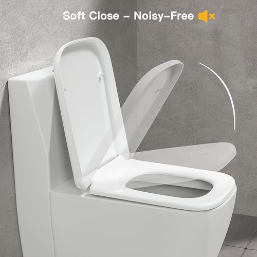 Pipishell square toilet seat - square,