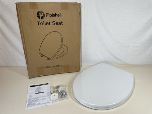 Shape toilet seat soft close - o,
