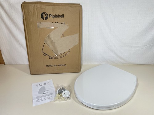 Toilet seat soft close - seat, white