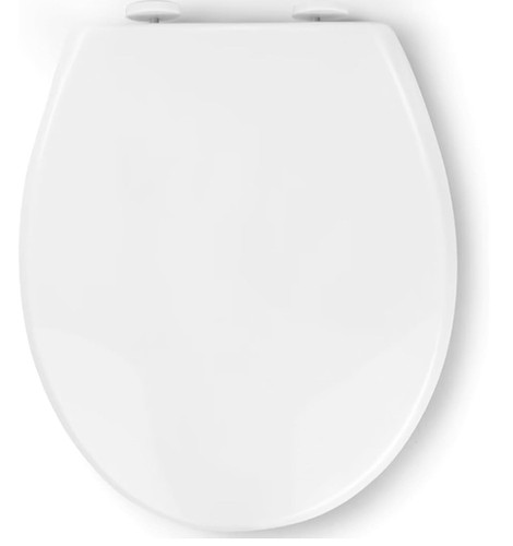 Soft close oval toilet seat - close,